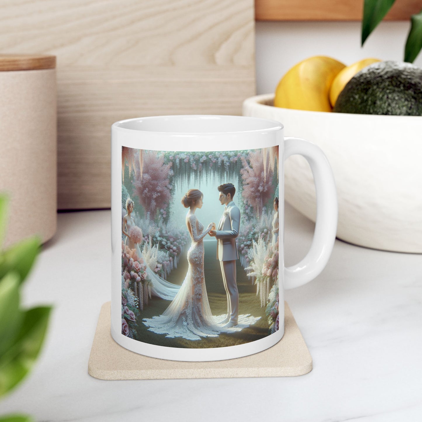 Couples Wedding mug, Sublimation mug, (11oz, 15oz)