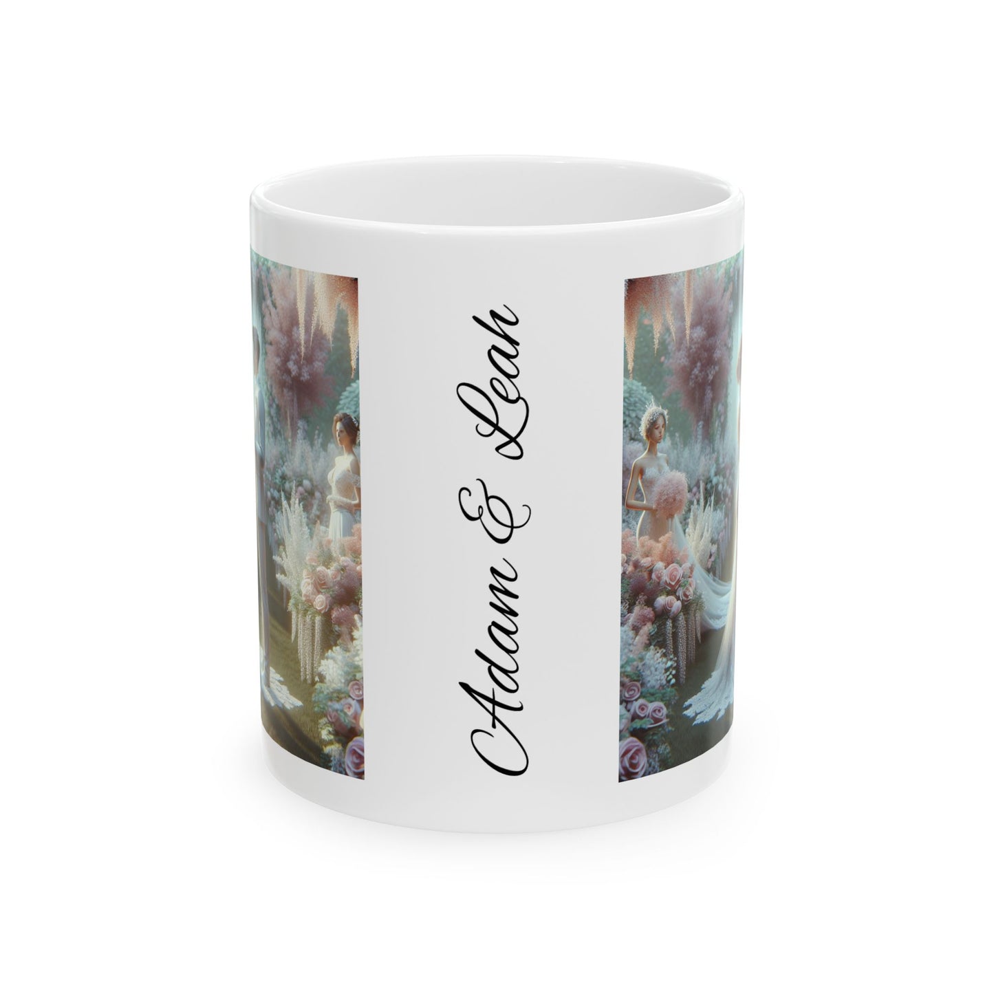 Couples Wedding mug, Sublimation mug, (11oz, 15oz)