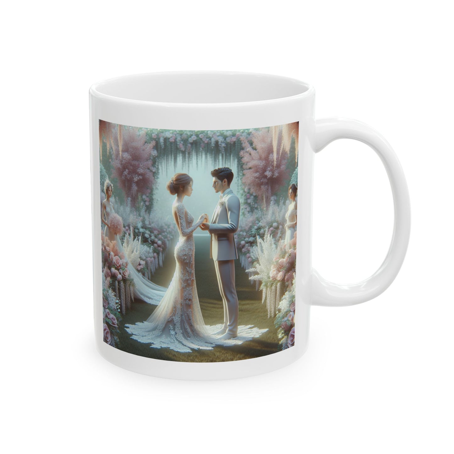 Couples Wedding mug, Sublimation mug, (11oz, 15oz)