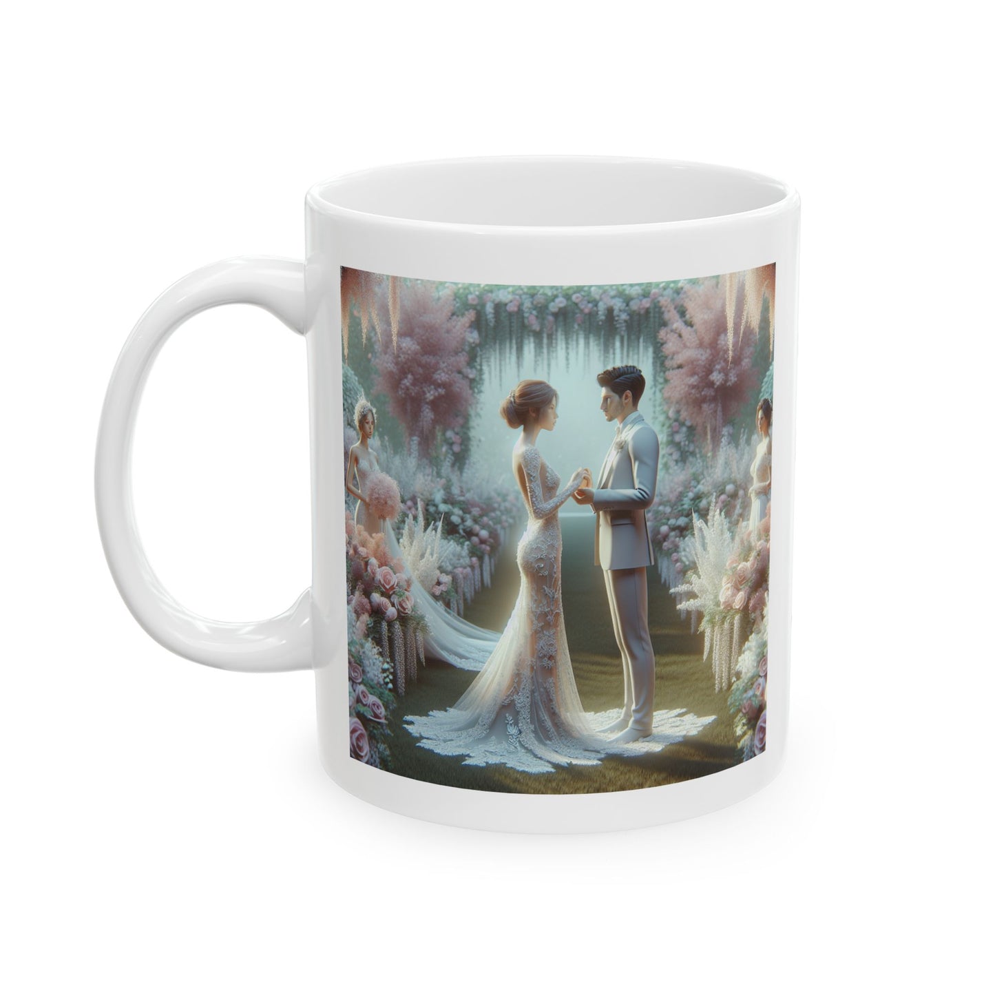 Couples Wedding mug, Sublimation mug, (11oz, 15oz)